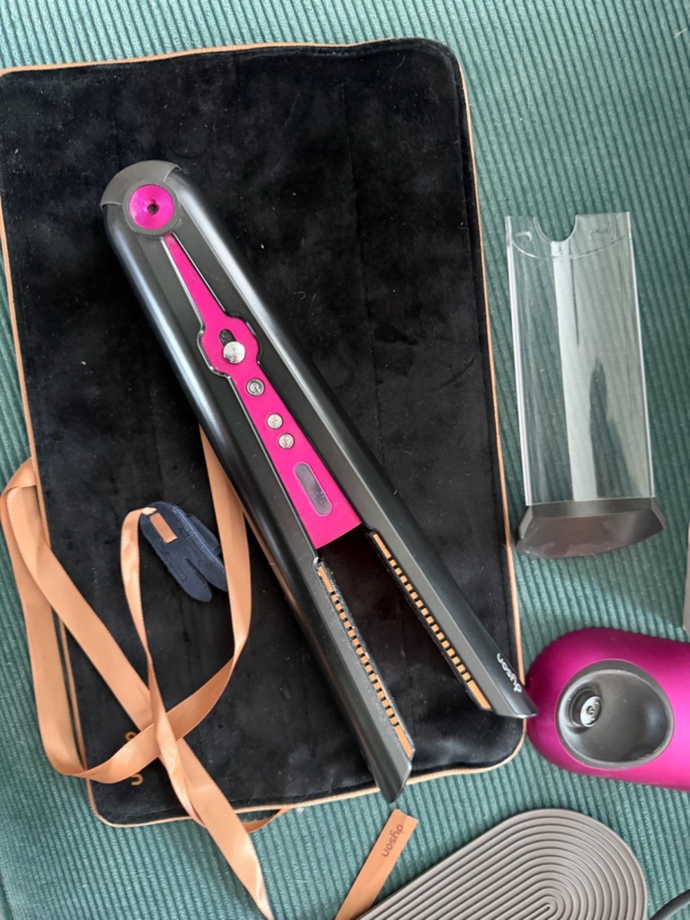 Dyson Corrale Hair Straightener in Metallic Gray and Pink - Picture 2 of 7